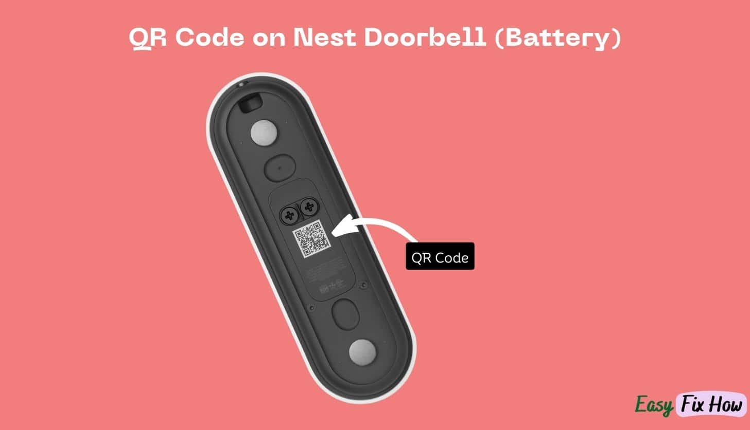QR Code on Nest Doorbell (Battery)