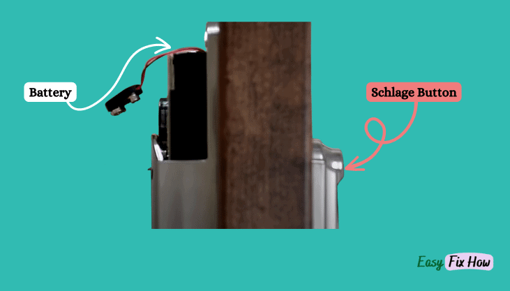 Reconnecting Battery in Schlage Lock